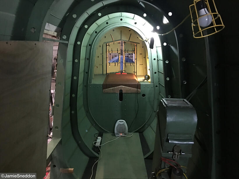 Goodtime Charlie - Lancaster Build - Tail Section &amp; Rear Turret Fire Doors