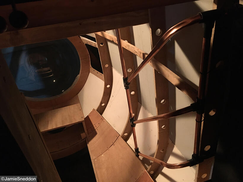 Goodtime Charlie - Lancaster Build - Bombardier handrail piping