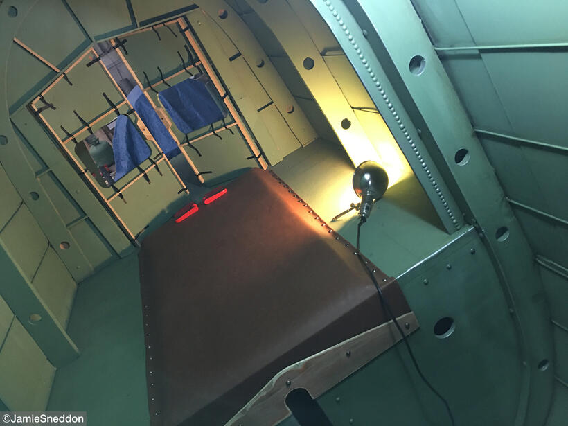 Goodtime Charlie - Lancaster Build - Tail Spar tunnel into Rear Turret