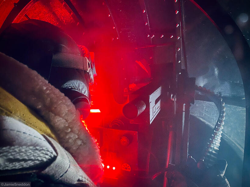 Goodtime Charlie - Gene Gurie in the Mid Upper Turret