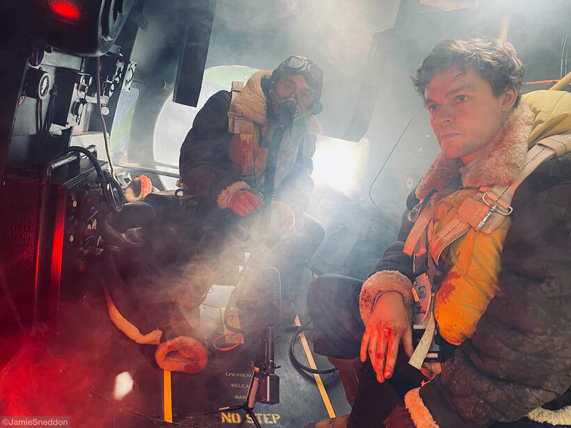 Goodtime Charlie - Josh Dineen / James Arden in the Bombardier nose section