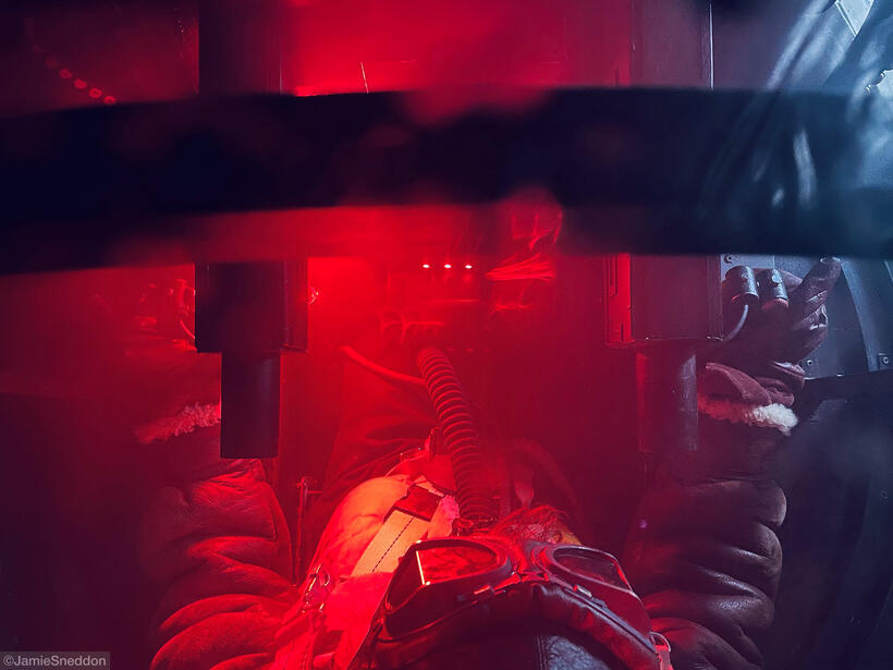 Goodtime Charlie - Gene Gurie in the Mid Upper Turret