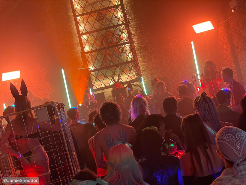 Waiting for the drop.. Winnie the Pooh Blood &amp; Honey 2 - the rave massacre set