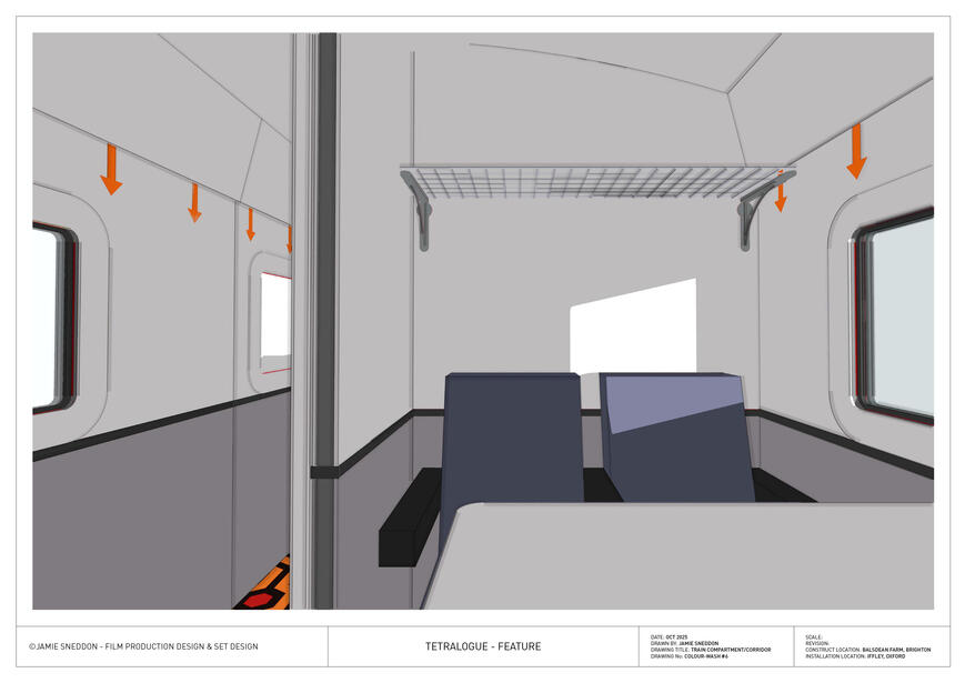Tetralogue: I'm Right. You're Wrong - feature - train compartment colour wash seated fpp