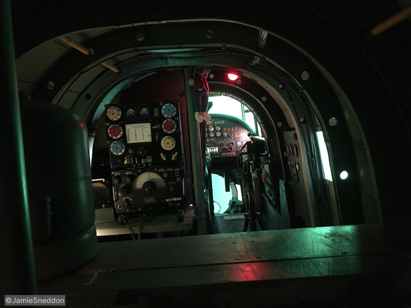 Goodtime Charlie - Lancaster Bomber GTC JS071 - Wireless Station looking forward