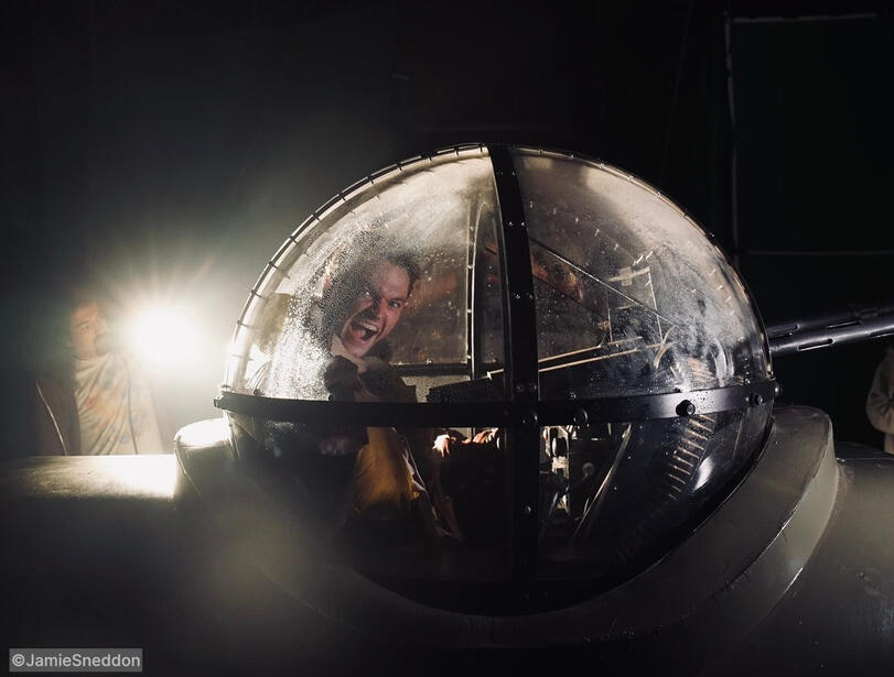 Goodtime Charlie - Lancaster Bomber GTC JS071 - FN50 Rear Turret with James Arden