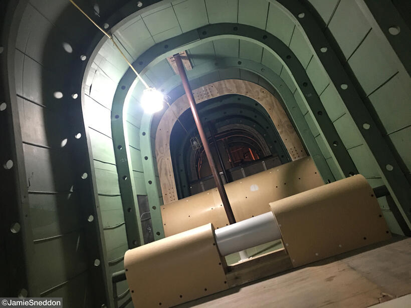 Goodtime Charlie - Lancaster Build - Main Spar, Rear Spar &amp; Flap Jack Ram, looking forward.