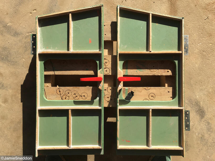 Goodtime Charlie - Lancaster Build - Tail Spar Fire Doors