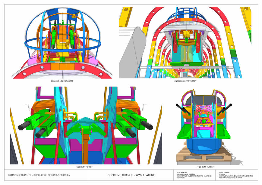Goodtime Charlie - Lancaster Bomber GTC JS071 - Turret Colour Washes