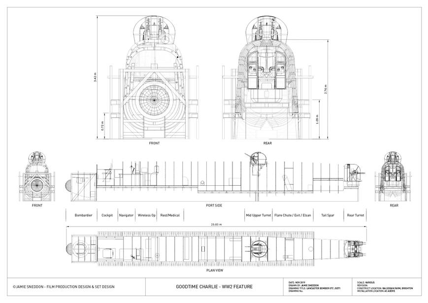 Goodtime Charlie - Lancaster Bomber GTC JS071 - build plans